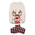 thumbnail image 4 of Fgnfyis Matching Christmas Pajamas for Family Deer Check Print Soft 2 Piece Set Sleepwear Nightwear, 4 of 4