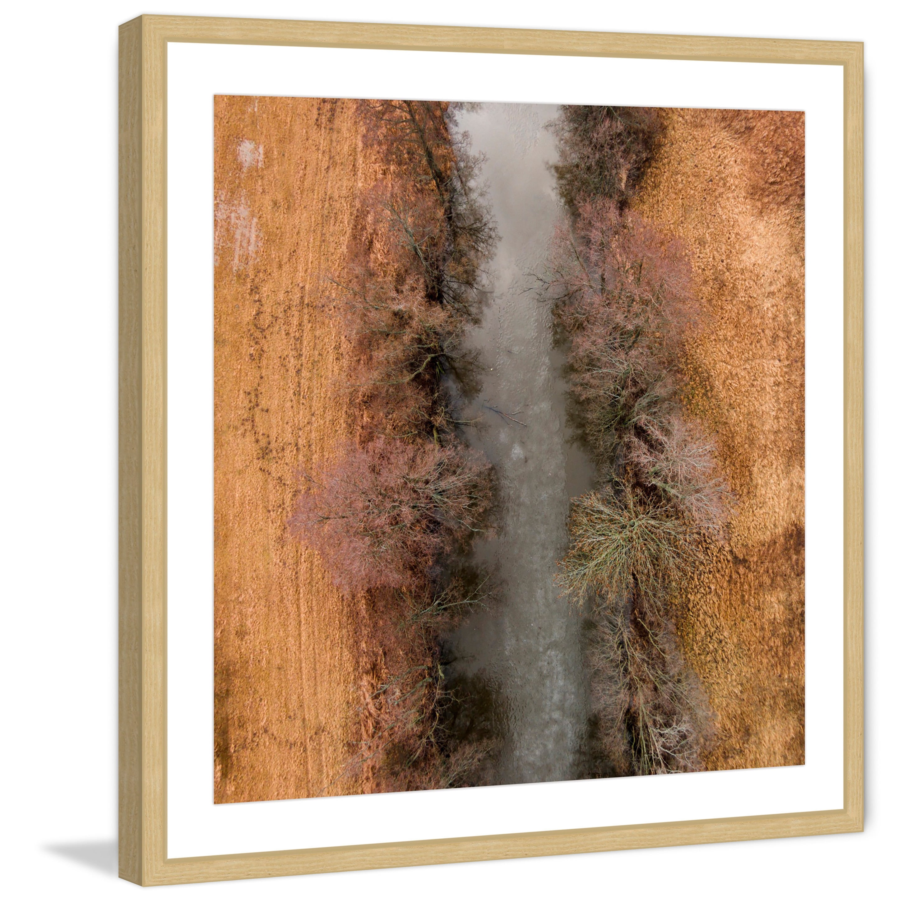 Marmont Hill "Marshy Path" by Karolis Janulis Framed Painting Art Print