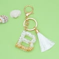 thumbnail image 2 of YangJinLian Cute Key Chains for Women Girls, Initial Letter Keychains with Tassel, Charms for Key Purse Handbags Backpacks, 2 of 4