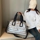 thumbnail image 5 of Bolso Mano Lona Con Separación en Seco Y Húmedo Bolsos Con Asa Superior Gran Capacidad (plateado), 5 of 9