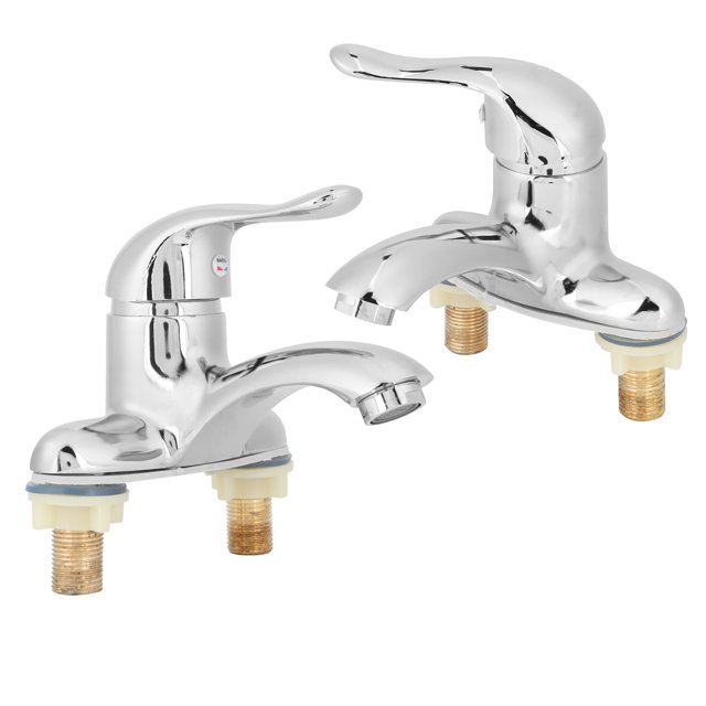 Water Tap, Faucet Hot and Cold Water Single Handle Durable for Bathroom for Hotel for Kitchen