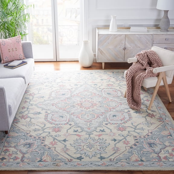 Safavieh Heritage Kagan Oriental Area Rug, Beige/Blue, 3' x 5'