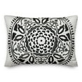 thumbnail image 2 of Creative Products Black Watercolor Medallion 14x20 Indoor / Outdoor Pillow, 2 of 3