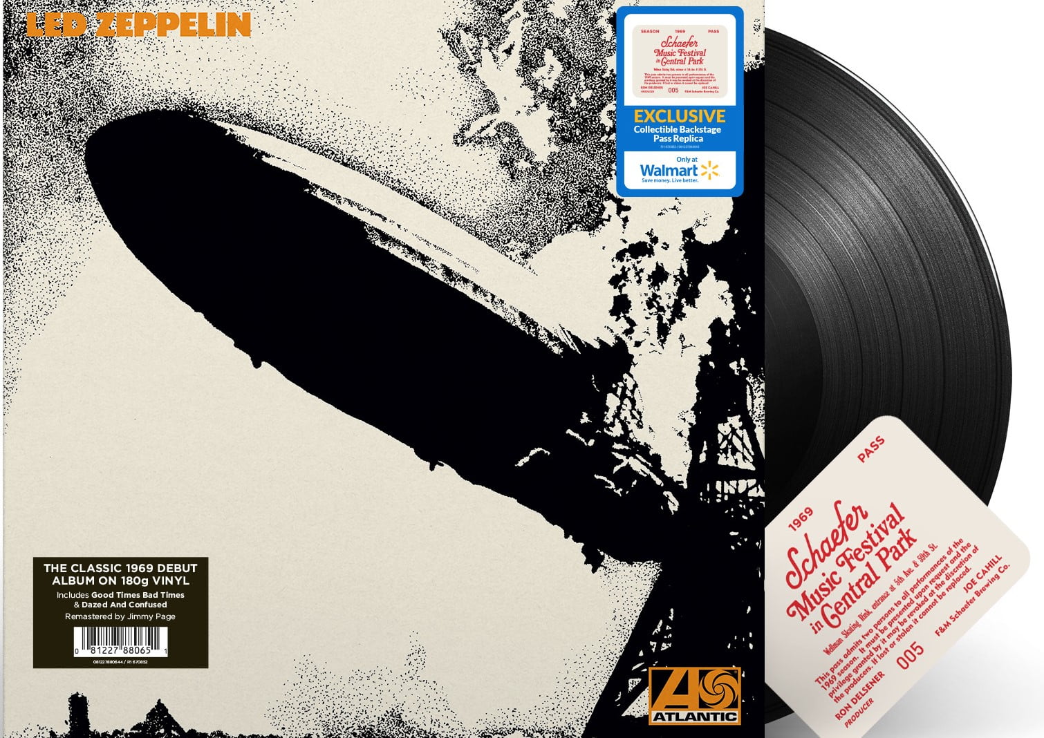 Fortov Bedrag Mængde penge Led Zeppelin - I (Walmart Exclusive) - Rock Vinyl LP (Atlantic) -  Walmart.com