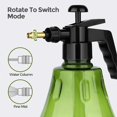 thumbnail image 2 of Fine Mist Spray Bottle Plastic Green 1.5L, Hand Held Pressure Plant Mister with Top Pump, Empty Water Sprayer Watering Can with Adjustable Nozzle, 2 of 4