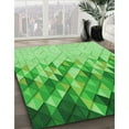 thumbnail image 2 of Ahgly Company Indoor Rectangle Patterned Emerald Green Area Rugs, 2' x 3', 2 of 6