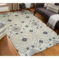 thumbnail image 3 of EORC Gray Hand Knotted Wool Traditional Oushak Rug, 8' x 10'-Color:Gray,Material:Wool, 3 of 6