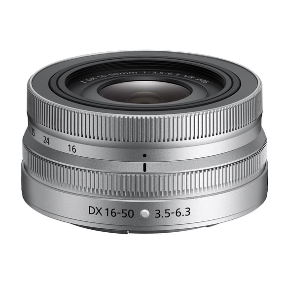 Nikon NIKKOR Z DX 16-50mm f/3.5-6.3 VR Lens (Silver)