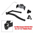thumbnail image 4 of 360°Rotation Car Mobile Phone Holder Mount for Mini Cooper R50 R52 R53 Grey, 4 of 9
