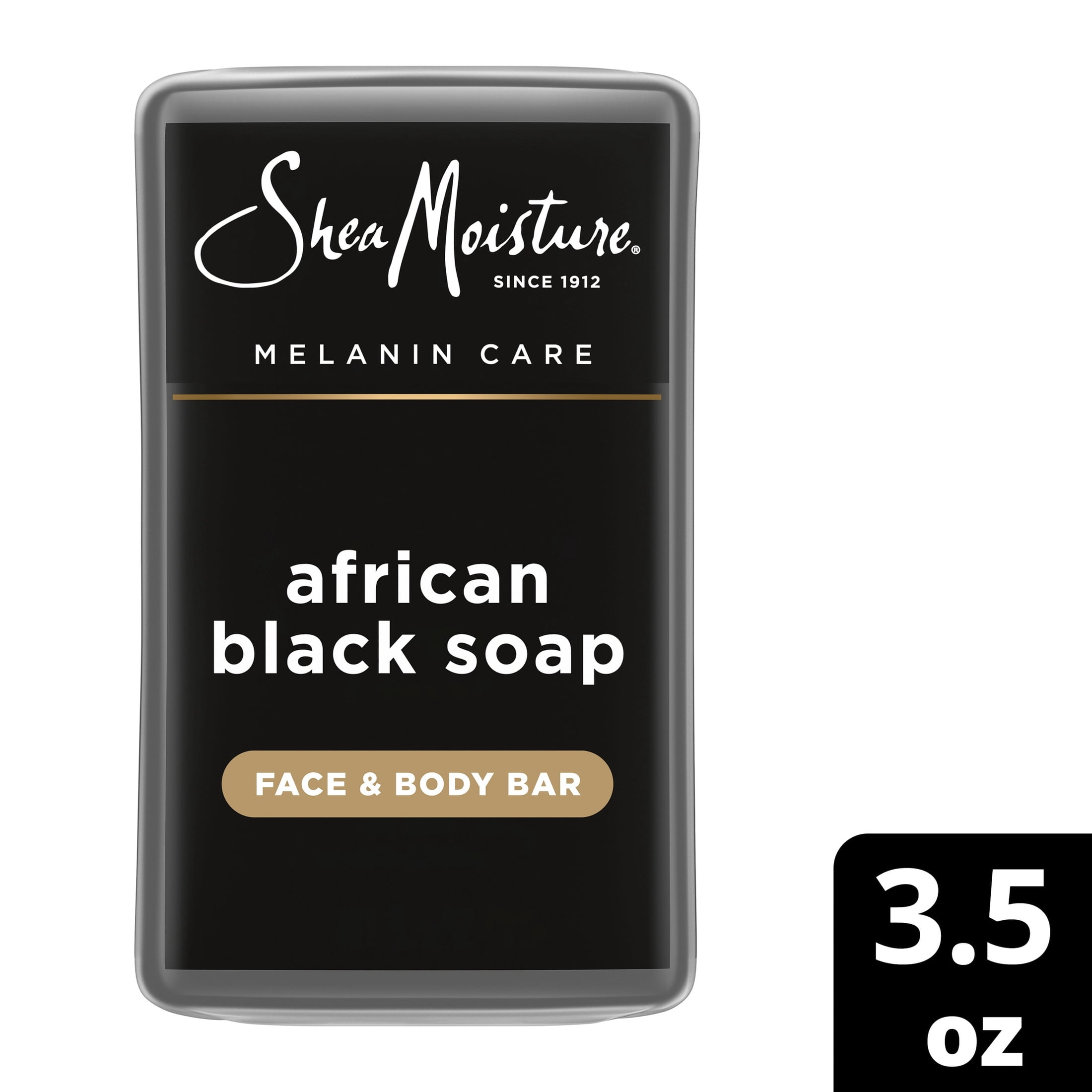 SheaMoisture, Face and Body Black Soap, Acne Prone, 3.5 oz