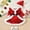 Red, variant on Girls Christmas Dress Crew Neck A-Line Long Sleeve Girls Winter Dresses Romper Baby Christmas Outfit Party Dresses for Girls 6-9 Months