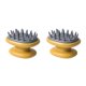 thumbnail image 2 of Kearding Cepillo de ducha para lavar el cabello, cepillo para el cuero cabelludo, masajeador de doble capa, cepillo portátil lavable para Type2 NO2, 2 of 6