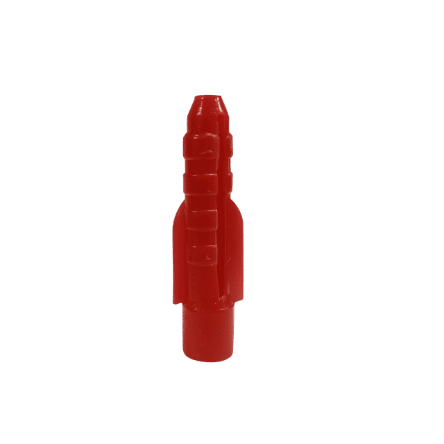 Bolsa de taquetes de sujeción de 1/4 color rojo (50 pzas por bolsita)