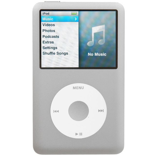 Apple 6th Generation iPod Classic 160GB Silver, Like New Condition, with  Original Retail Box - Walmart.com