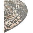 thumbnail image 4 of Unique Loom Tuareg Collection Area Rug - Mirage (8' Round Gray/Beige), 4 of 7