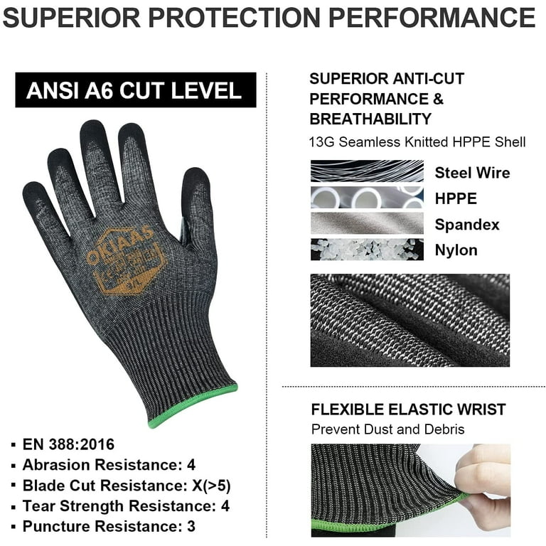 ANSI High Performance Level 3 Protection Cuts/Abrasions Resistant