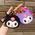 thumbnail image 2 of Llavero Kawaii Sanrio de dibujos animados Kuromi, monedero de silicona, Hello Kitty, colgante de My Melody, bolsas de almacenamiento impermeables para niños Fivean unisex, 2 of 2