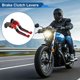 thumbnail image 2 of Palancas de freno y embrague cortas/largas únicas para Kawasaki ZX6R 2019-2025, palanca de freno ajustable de motocicleta de aleación de aluminio, cabeza roja, mango negro, 1 par, 2 of 7
