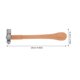thumbnail image 2 of Wood Handle Hammer For Artisans In Jewelry Making Occasion Featuring Flattening Functionality And Non-Skid Handle 1Pcs, 2 of 5