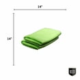thumbnail image 4 of Breakthrough Clean Technologies® Microfiber Cleaning Cloth, 14" Square, 2-Pack, Green, 4 of 11