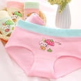 thumbnail image 3 of Godderr Baby Toddler Underwear for Girls,4Pcs Soft Cotton Bikini Panties Little Big Girls Undies Briefs for 2-9 Years, 3 of 6