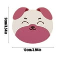 thumbnail image 3 of Harlier Funny Dog Coasters for Drinks, Cute Cat Silicone Small Coasters for Coffee Table Dinning Room Desk Decorations, Non Slip Hot Pads for Beverage Drink Tea Home Gift Idea, 3 of 6