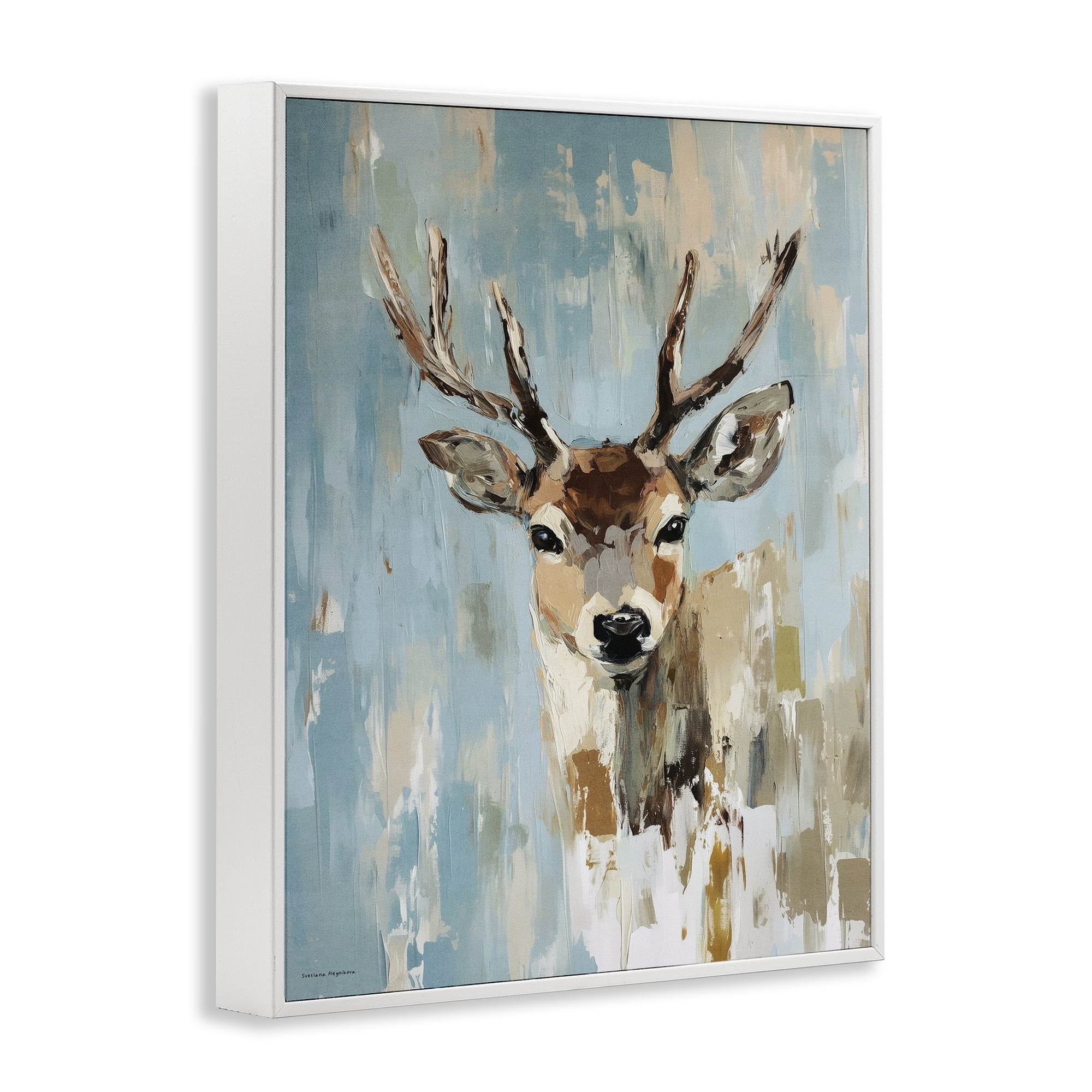 Stupell Industries Echoes Of The Wild White Framed Giclee Art, design by Svetlana Aleynikova
