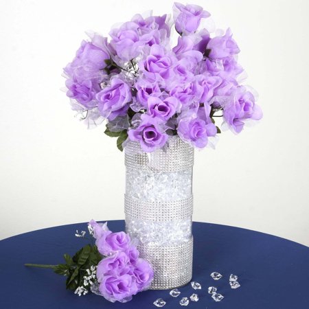 Efavormart 252 Organza Rose Artificial Buds For Diy Wedding