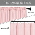 thumbnail image 3 of SMILETIME Velvet Curtains with Rod Pocket, Thermal Insulated Super Soft Privacy Noise Reducing Light-Filtering Velvet Curtains for Living Room Bedroom, 2 Panels, 3 of 6