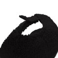 thumbnail image 3 of Winter Baseball Cap for Women Lamb Wool Solid Color Warm Baseball Cap for Outdoor Travel - Black, 3 of 5