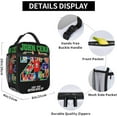 thumbnail image 5 of John Cena Lunch Bag Portable Insulated Lunch Box Large Capacity Tote Bag Zipper Net Pocket 10 L X 4 W X 8 H inches, 5 of 7