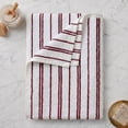 thumbnail image 5 of Mainstays Basic Striped Bath Towel, Soft 100% Cotton and Highly Absorbent Bath Towel, Red, 5 of 5