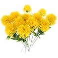 thumbnail image 1 of Ramo de 15 flores artificiales de diente de león, flores de plástico para decoración de bodas y del hogar., 1 of 7