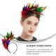 thumbnail image 5 of 1 diadema decorativa de plumas para festivales, fiestas y sombreros, 5 of 8