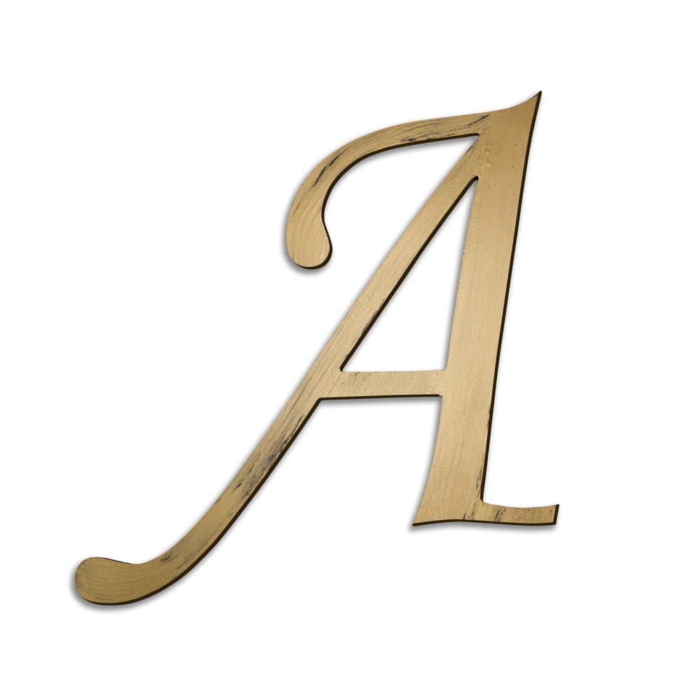 Individual Script Letters Wall Decor, Letter A - Walmart ...