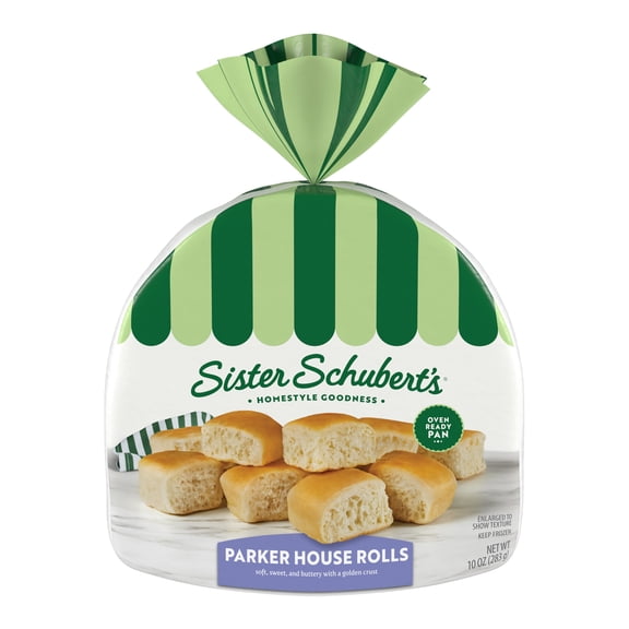 Sister Schubert's Parker House Rolls, 10 oz, 16 Count (Frozen)