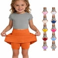 thumbnail image 2 of VOUZZA Girls Tennis Skort Sports Skirt with Built-in Shorts and Pockets Golf Cheer Running Activewear Bottoms for Kids Youth Ages 4-12, 2 of 6