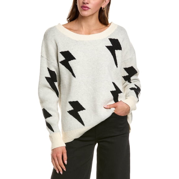 JAK womens Pullover Sweater, S/M, Black
