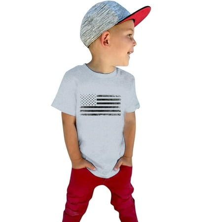 

Boy Tops Toddler Kids Baby Girls Boys 4th Of July Summer Short Sleeve Independence Day T Shirt Tee Tops Boys All T Shirts