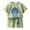 Light Green, variant on WOYY Infant Boys Casual Outfits Short Sleeve T Shirt Shorts Set for Kids, Sizes 8-15M