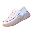 thumbnail image 4 of Zapatos casuales de mujer Zapatillas de deporte Zapatos para caminar Zapatos deportivos sin cordones para correr Beige Yuyangstore  Zapatillas de deporte casuales de mujer, 4 of 7