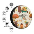 thumbnail image 5 of Easygdp Autumn In The Forest Automobile Tire Dust Cover, 14-17in Spare Tire Cover Universal Fit for Trailer, Car, Truck, SUV, Jeep - 15 inch, 5 of 9