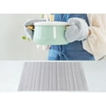 thumbnail image 5 of REGALWOVEN Placemats Set of 8 Placemats for Kitchen Dining Table Decor Washable Heat Resistant Table Placemats Wipeable Table Mat Silver 18*12in, 5 of 7