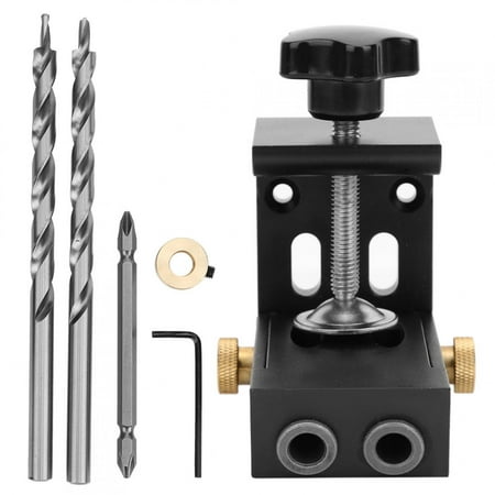

Precision Oblique Hole Guide Kit for DIY Enthusiasts Aluminum Alloy Woodworking Angle Helper