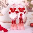 thumbnail image 3 of Valentine's Day Gnomes Plush - Mr and Mrs Gnomes with Red Heart Handmade Swedish Tomte Ornaments for Valentine's Day Wedding Anniversary Proposal Decoration Gift - Kiss Me, Love You, 3 of 7
