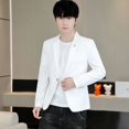 thumbnail image 2 of Abrigos Chaqueta para Hombre Rosa Blanco Hombre Trajes y Blazers Fiesta Original Novedad en Sencillo Botonadura Ropa de Hombre Verano Casual 2024, 2 of 5