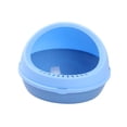 thumbnail image 4 of Semi caja de arena para gatos, orinal desmontable, portátil, duradero, resistente al desgaste, arenero para gatos, orinal para gatos, suministros para Azul Salvador Bandeja de arena para gatos, 4 of 10