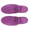 thumbnail image 4 of Jouncing Women's Purple Line Dance Boots, Soft Suede Sole Latin Salsa Shoes for West Coast Swing, Comfortable Practice Boots, 4 of 8