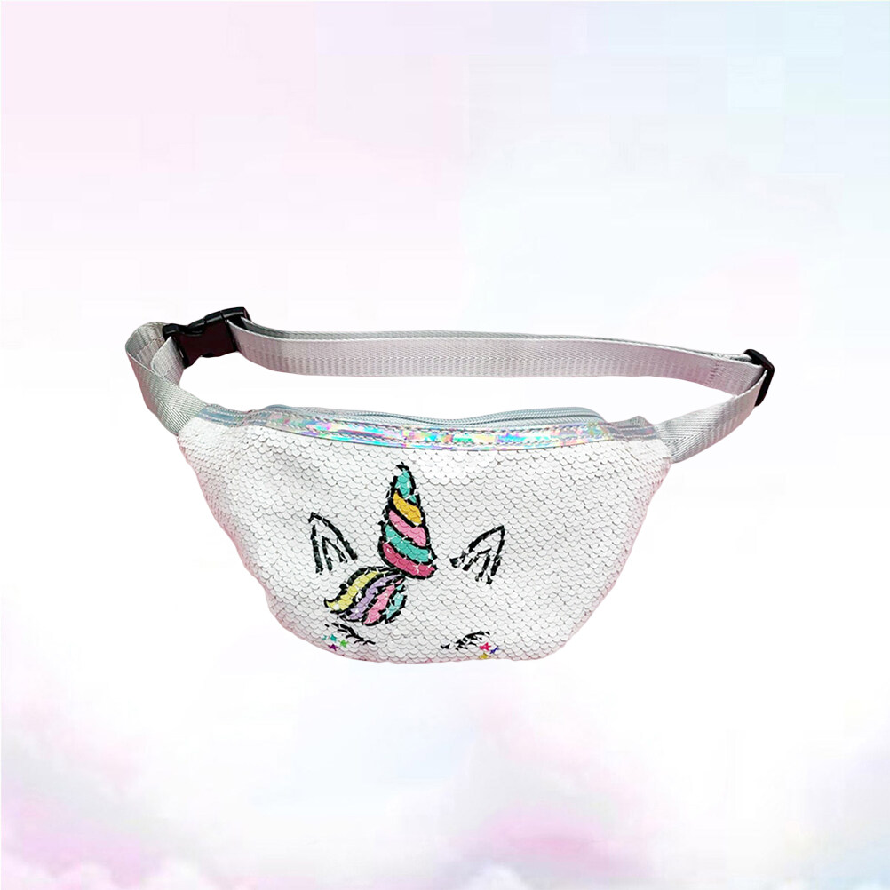 Unicorn sequin waist bag Unicorn Sequin Women Waist Bag Sports Pack