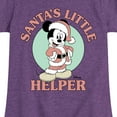 thumbnail image 3 of Disney - Santas Little Helper - Toddler & Youth Girls Short Sleeve Graphic T-Shirt, 3 of 5